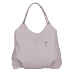 GEANTA ZEVO DAMA NUDE PIELE NATURALA SHOPPER CAROLINA