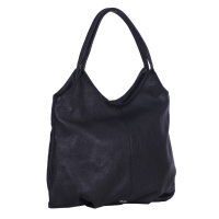 GEANTA ZEVO DAMA NEAGRA PIELE NATURALA SHOPPER CAROLINA