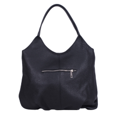 GEANTA ZEVO DAMA NEAGRA PIELE NATURALA SHOPPER CAROLINA