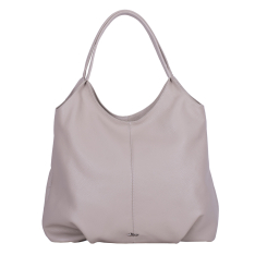 GEANTA ZEVO DAMA NUDE PIELE NATURALA SHOPPER CAROLINA