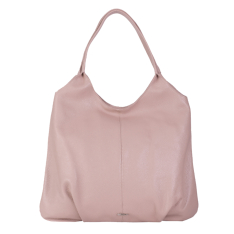GEANTA ZEVO DAMA ROZ PRAFUIT PIELE NATURALA SHOPPER CAROLINA