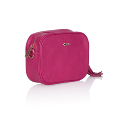  GEANTA ZEVO DAMA MINI FUCSIA PIELE NATURALA CUREA TEXTIL ANALESIA