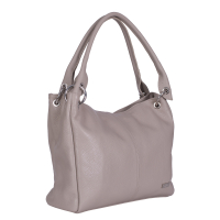  GEANTA ZEVO DAMA GREJ DESCHIS OFFICE PIELE NATURALA MARIME MEDIE CATINCA