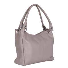  GEANTA ZEVO DAMA GREJ DESCHIS OFFICE PIELE NATURALA MARIME MEDIE CATINCA