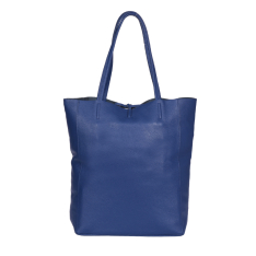 GEANTA ZEVO SHOPPING DAMA BLUE JEANS PIELE NATURALA CECILIA