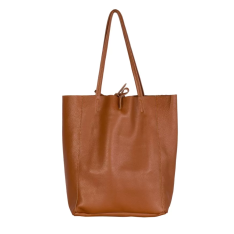 GEANTA ZEVO SHOPPING DAMA CONIAC PIELE NATURALA CECILIA