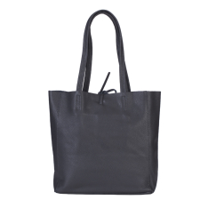 GEANTA ZEVO SHOPPING DAMA MICA GRI PIELE NATURALA CELIA