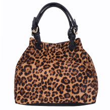  GEANTA ZEVO DAMA PRINT LEOPARD PIELE NATURALA SI BLANA NATURALA CLEOPATRA