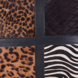 GEANTA ZEVO DAMA ANIMAL PRINT PIELE NATURALA TIP SHOPPER COSMINA