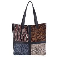 GEANTA ZEVO DAMA ANIMAL PRINT PIELE NATURALA TIP SHOPPER VARIANTA TREI COSMINA 3