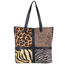 GEANTA ZEVO DAMA ANIMAL PRINT PIELE NATURALA TIP SHOPPER VARIANTA UNU COSMINA 1