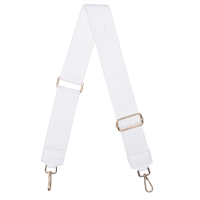 ACCESORIU GEANTA CUREA UMAR MATERIAL TEXTIL ALB PIELE NATURALA ALBA