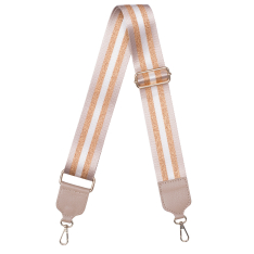 ACCESORIU GEANTA CUREA UMAR MATERIAL TEXTIL AURIU PIELE NATURALA NUDE