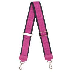ACCESORIU GEANTA CUREA UMAR MATERIAL TEXTIL FUCSIA PIELE NATURALA FUCSIA