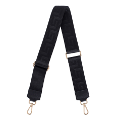 ACCESORIU GEANTA CUREA UMAR MATERIAL TEXTIL PIELE NATURALA NEAGRA 05