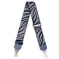 ACCESORIU GEANTA CUREA UMAR MATERIAL TEXTIL PIELE NATURALA ALBASTRA 