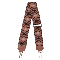 ACCESORIU GEANTA CUREA UMAR MATERIAL TEXTIL PIELE NATURALA CARAMEL