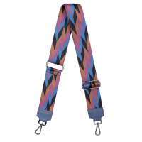 ACCESORIU GEANTA CUREA UMAR MATERIAL TEXTIL PIELE NATURALA ALBASTRA 01