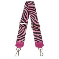ACCESORIU GEANTA CUREA UMAR MATERIAL TEXTIL PIELE NATURALA FUCSIA 