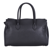 GEANTA ZEVO DAMA NEAGRA PIELE NATURALA TIP OFFICE DAIANA