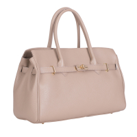 GEANTA ZEVO DAMA CREM PIELE NATURALA TIP OFFICE DAIANA