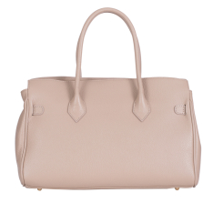 GEANTA ZEVO DAMA CREM PIELE NATURALA TIP OFFICE DAIANA