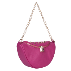 GEANTA BORSETA ZEVO DAMA FUCSIA PIELE NATURALA DALIA