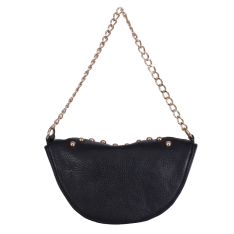 GEANTA BORSETA ZEVO DAMA NEAGRA PIELE NATURALA ANIMAL PRINT DALIA