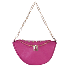 GEANTA BORSETA ZEVO DAMA FUCSIA PIELE NATURALA DALIA