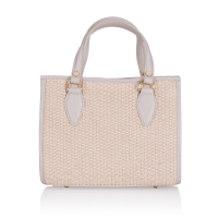 GEANTA ZEVO DAMA NUDE PIELE NATURALA SI RAFIE TIP POSTAS DALIDA