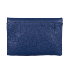 GEANTA BORSETA ZEVO DAMA BLEUMARIN PIELE NATURALA TEXTURATA DALINA