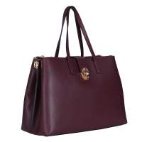  GEANTA ZEVO DAMA OFFICE ROSU BURGUNDY PIELE NATURALA DARINA