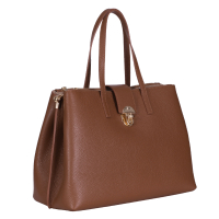  GEANTA ZEVO DAMA OFFICE CARAMEL PIELE NATURALA DARINA