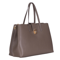  GEANTA ZEVO DAMA OFFICE TAUPE PIELE NATURALA DARINA