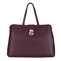  GEANTA ZEVO DAMA OFFICE ROSU BURGUNDY PIELE NATURALA DARINA
