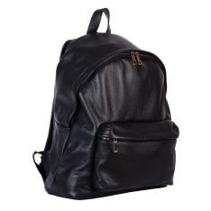 RUCSAC UNISEX ZEVO NEGRU PIELE NATURALA DIMENSIUNE MARE DARIA