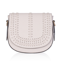 GEANTA ZEVO DAMA NUDE PIELE NATURALA MARIME MARE DETALIU CUSATURA DIANDRA