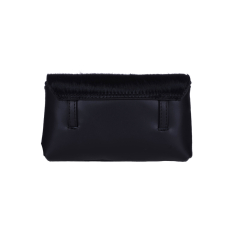 GEANTA BORSETA DAMA ZEVO NEAGRA BLANA PONEI 3 IN 1 PIELE NATURALA DORA