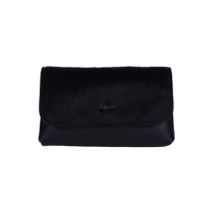 GEANTA BORSETA DAMA ZEVO NEAGRA BLANA PONEI 3 IN 1 PIELE NATURALA DORA