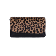 GEANTA BORSETA DAMA ZEVO ANIMAL PRINT LEOPARD 3 IN 1 PIELE NATURALA DORA
