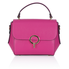  GEANTA ZEVO DAMA FUCSIA PIELE NATURALA EDEN