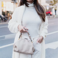  GEANTA ZEVO DAMA CREM PIELE NATURALA PREMIUM FINA EMILY