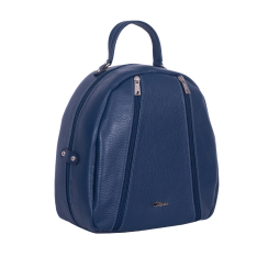 RUCSAC ZEVO DAMA MEDIU BLEUMARIN PIELE NATURALA EVELINA