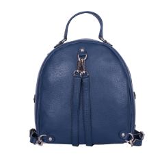 RUCSAC ZEVO DAMA MEDIU BLEUMARIN PIELE NATURALA EVELINA