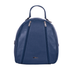 RUCSAC ZEVO DAMA MEDIU BLEUMARIN PIELE NATURALA EVELINA