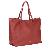 GEANTA ZEVO DAMA CARAMIZIE PIELE NATURALA TIP SHOPPER FABIANA