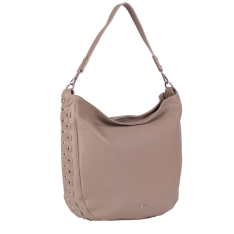 GEANTA ZEVO DAMA CREM SHOPPER PIELE NATURALA DETALIU TINTE GLORIA