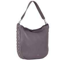 GEANTA ZEVO DAMA GREJ SHOPPER PIELE NATURALA DETALIU TINTE GLORIA