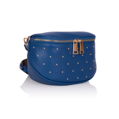 GEANTA DAMA ZEVO ALBASTRU REGAL PIELE NATURALA DETALIU TINTE CUREA COLORATA GRATIELA