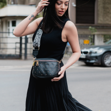 GEANTA DAMA ZEVO NEAGRA PIELE NATURALA PREMIUM DETALIU TINTE CUREA PRINT ALBINA GRATIELA